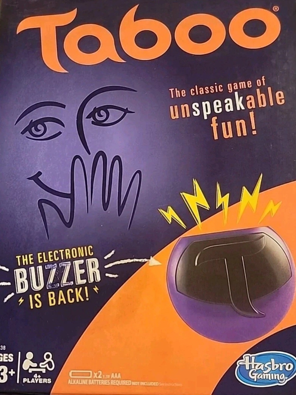 Y2K Taboo The Classic Game Of Unspeakable Fun W/ Electronic Buzzer*New-open Box*